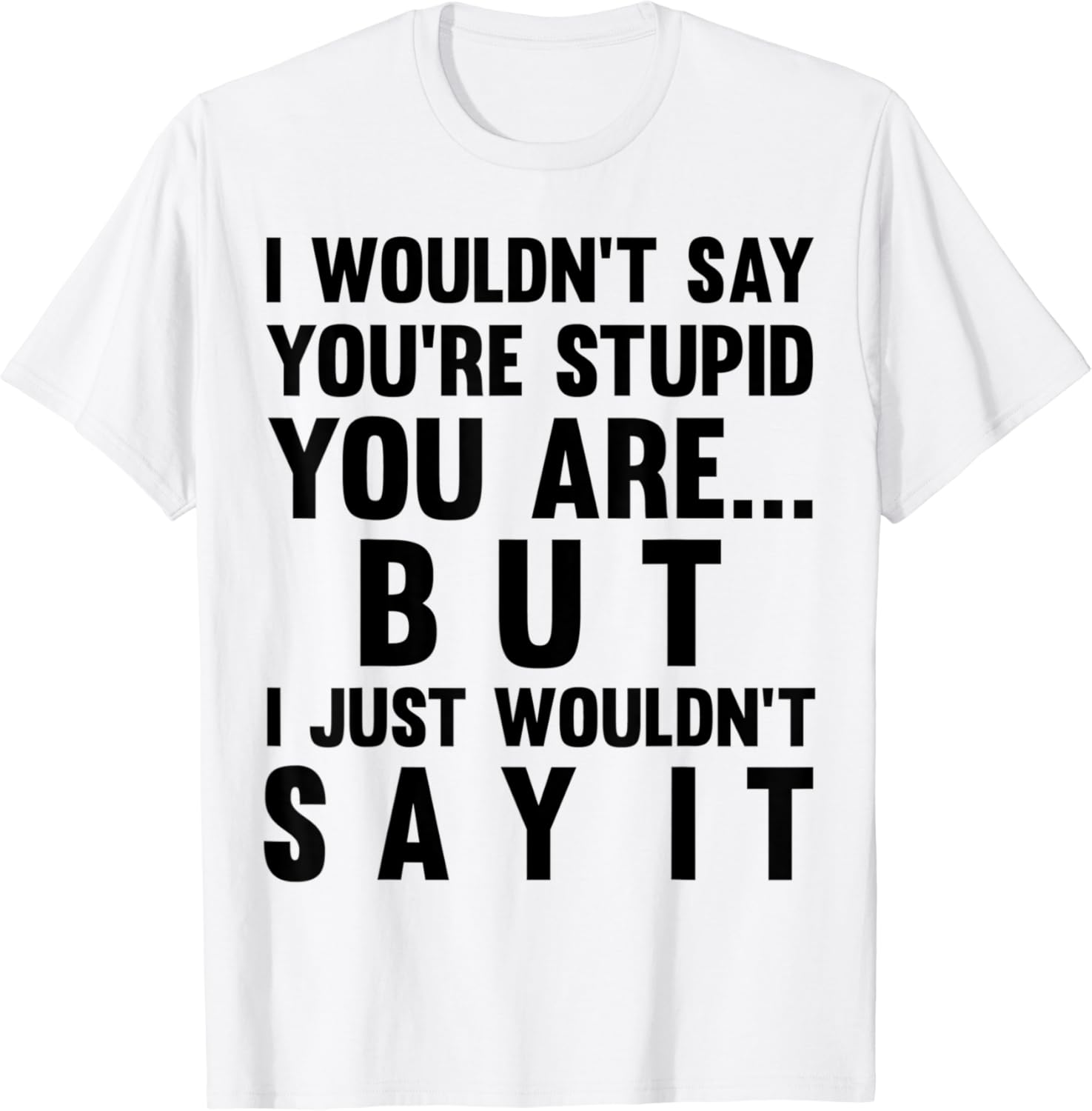 I Wouldn't Say You're Stupid, But You Are Sarcastic